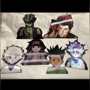 Hunter X Hunter 3D Anime Sticker Lot of 6